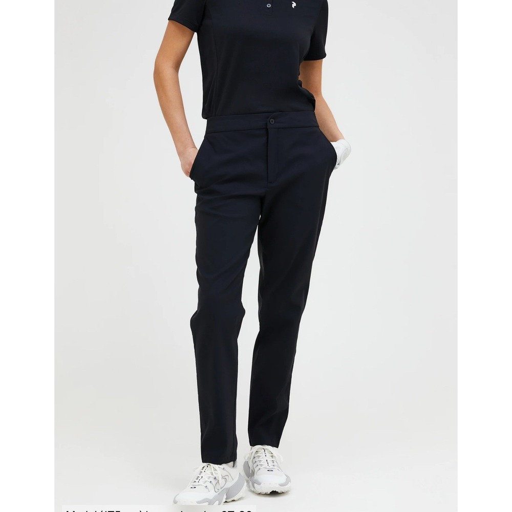 Peak Performance Player‎ Golf Pants Womens 32x30 Black Water Repellent Casual